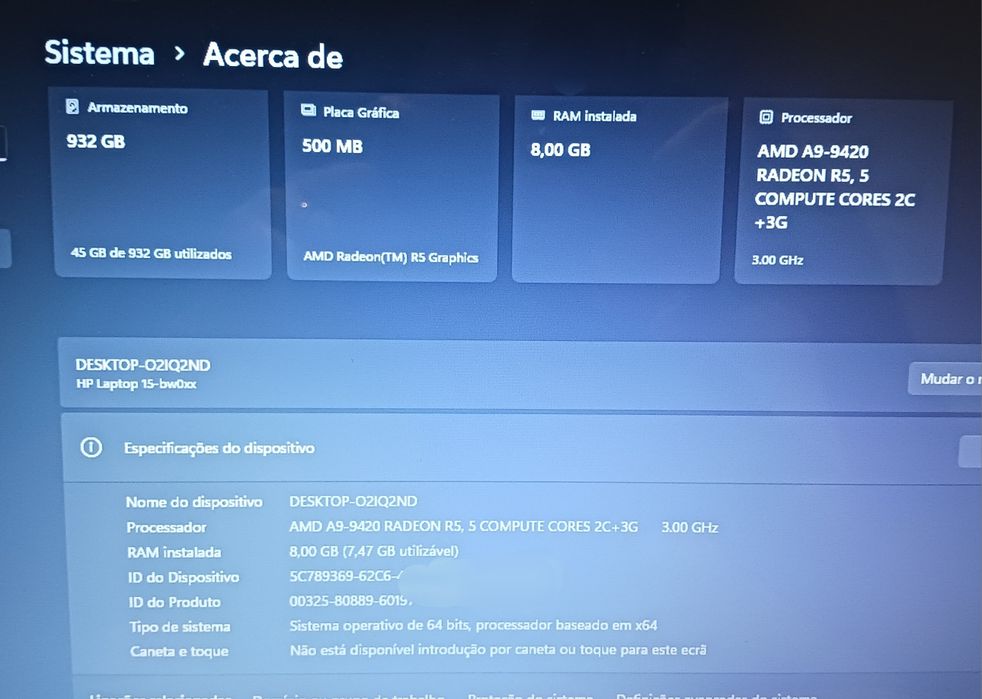 Portátil com duas teclas sem funcionar