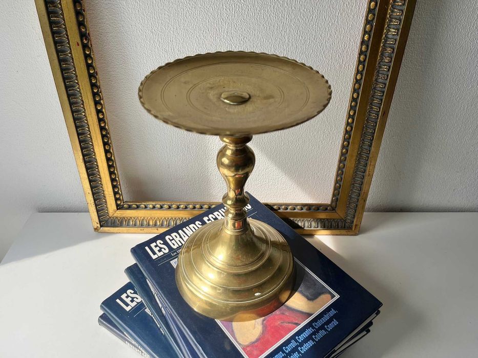 Старинная подставка под керосиновую лампу/ дискос/ подсвечник. Франция ...