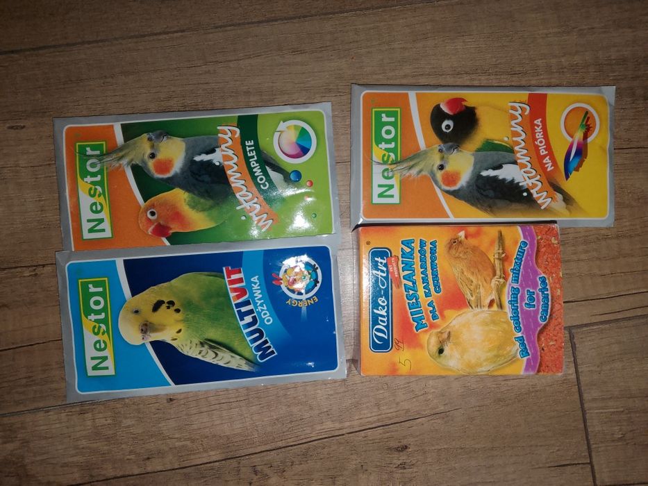 Witaminy dla papug ptakow karma