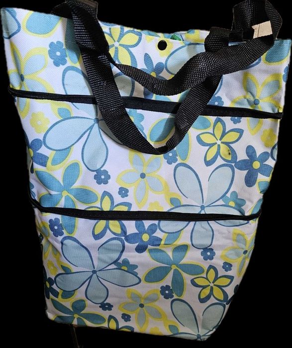 Torba zakupowa na kółkach składana podróżna