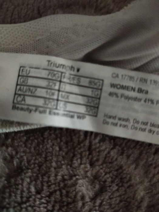 TRIUMPH-śliczny biustonosz 70G