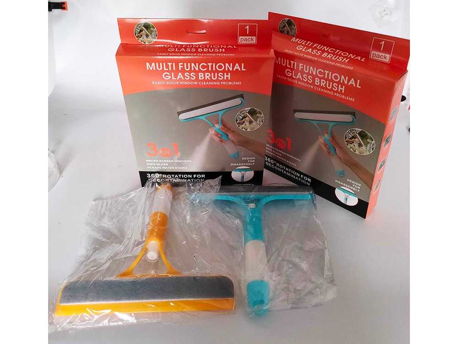 Ściągaczka myjka do okien szyb ze spryskiwaczem szczotka do kabin