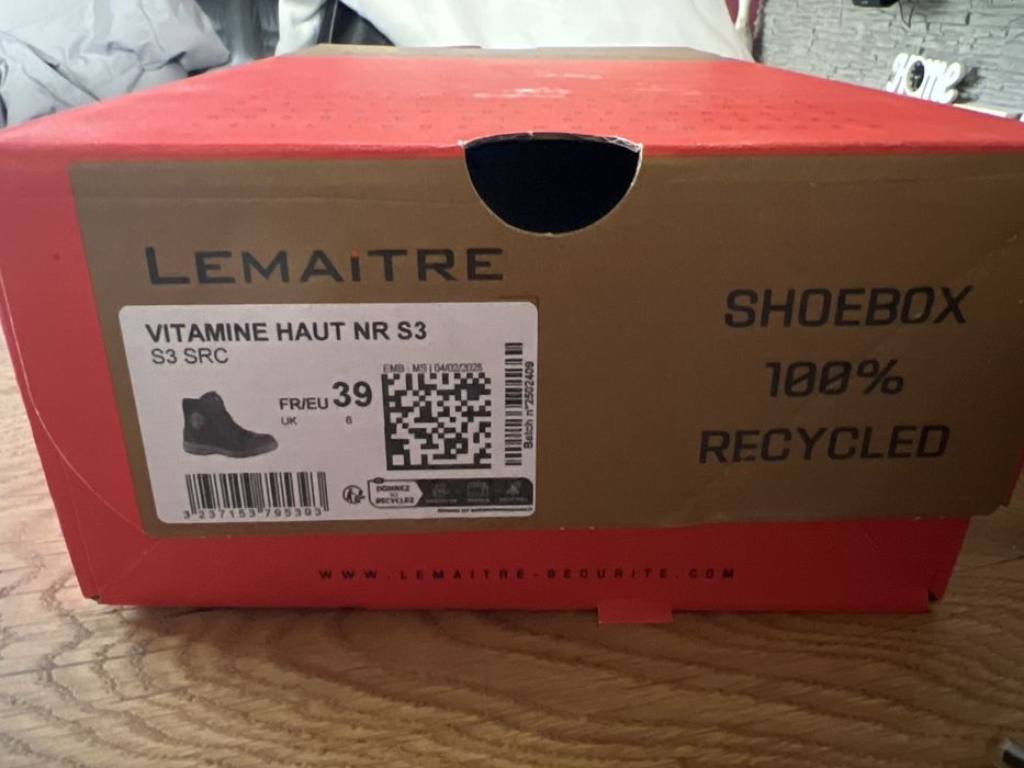 Buty, trzewiki robocze damskie Lemaitre rozmia 39