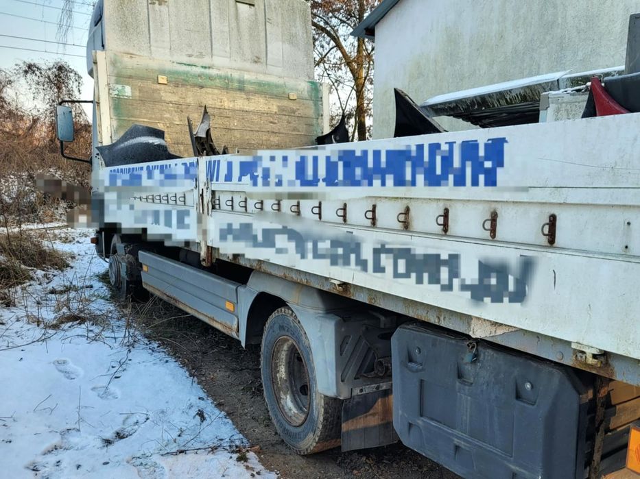 Paka/ skrzynia ładunkowa aluminiowa mercedes- benz ATEGO 5,96 x 2.53