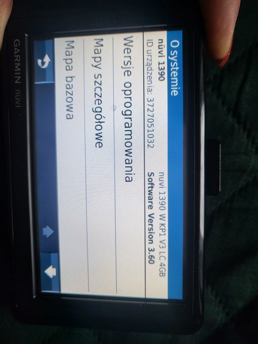 Nawigacja samochodowa GPS Garmin Nuvi 1390 mapy do aktualizacji