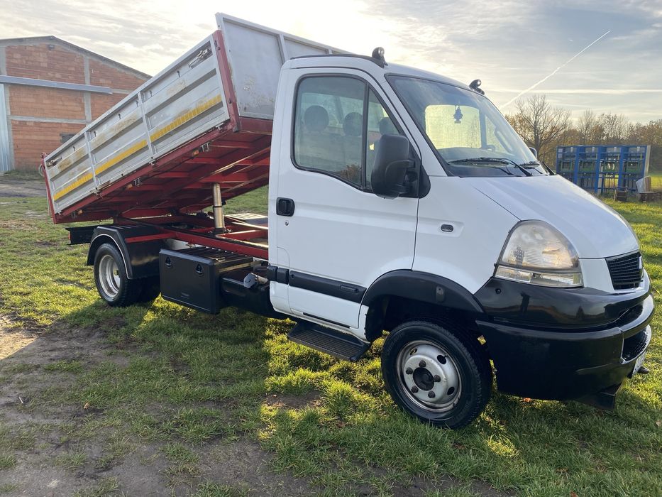 Renault mascott wywrotka, blokada mostu, plug