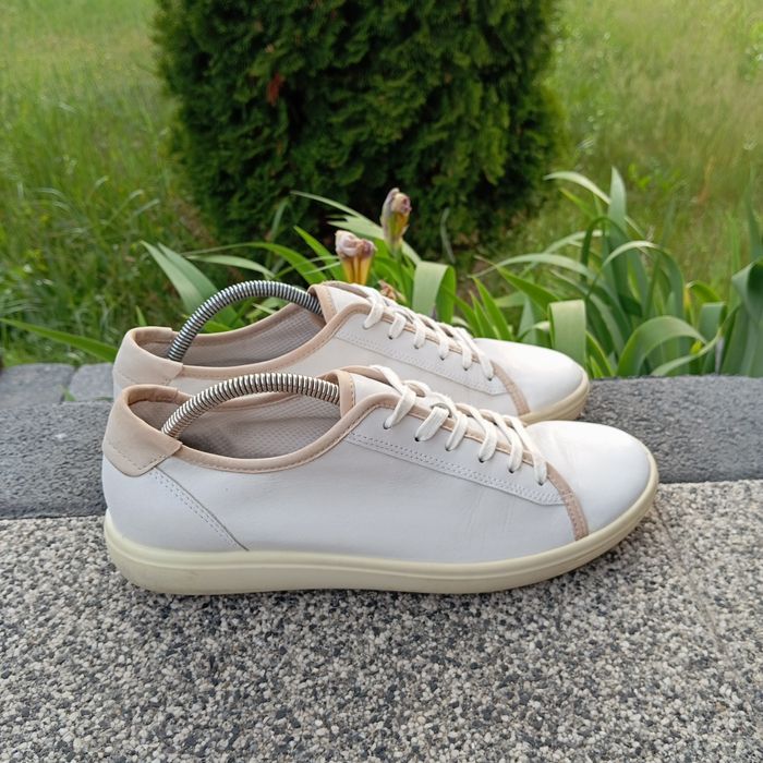Ecco Soft 7 Skórzane Sneakersy / Trampki / Tenisówki Rozmiar 42
