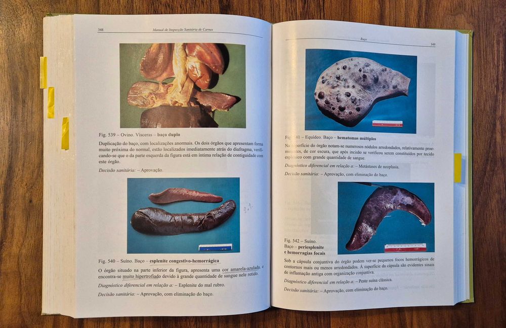 Livro de veterinaria - Manual de Inspecção Sanitaria de Carnes 2vols, 2a edição