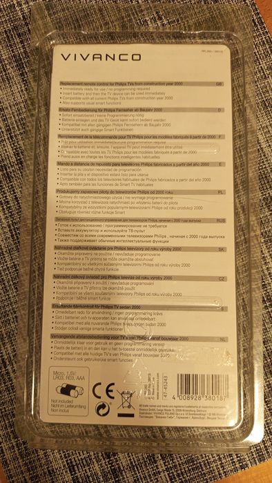 Pilot do tv Philips