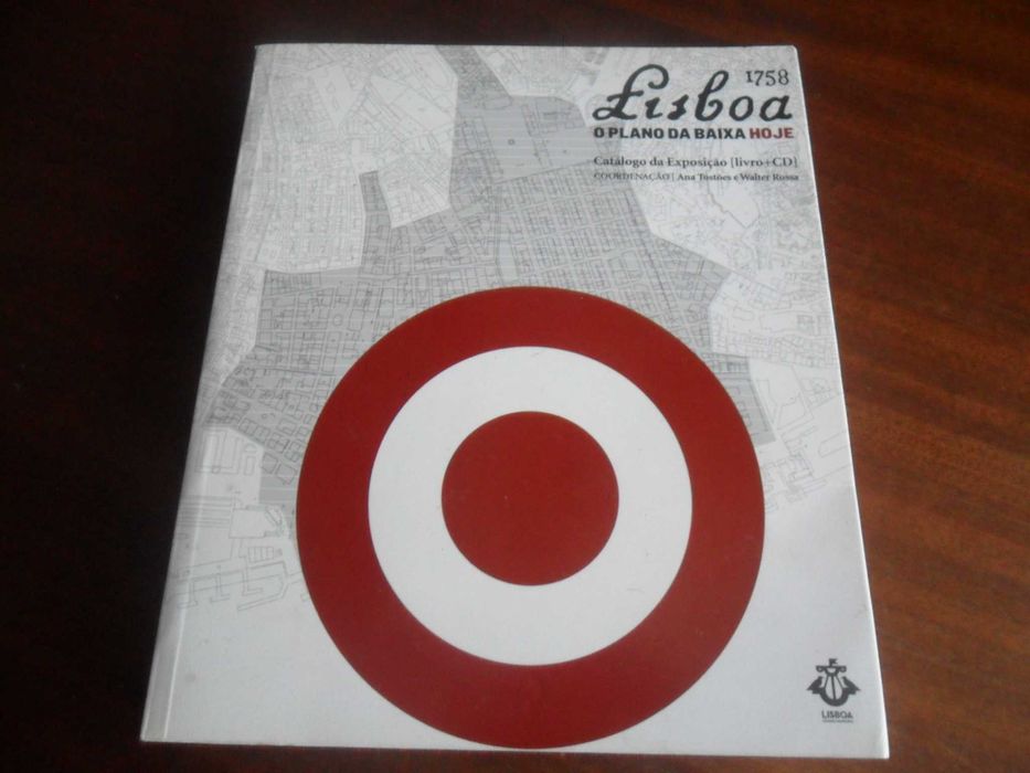 "Lisboa 1758" -O Plano da Baixa Hoje -Livro + CD de Vários -1ª Ed 2008
