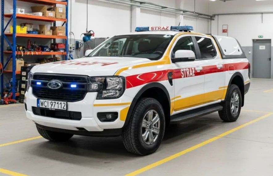 Ford RANGER Specjalny Pożarniczy  Straż Idealny dla OSP PSP Strażacki POŻARNICZY