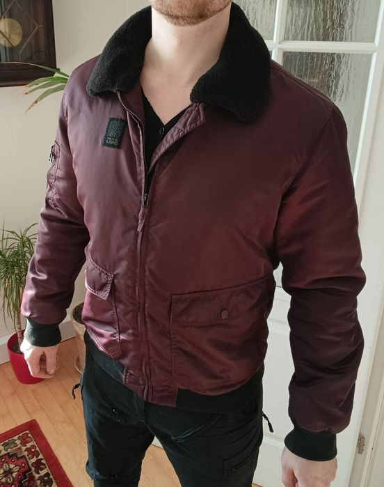 Kurtka Męska Pilotka z kożuchem (L)