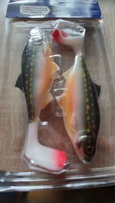 Zestaw miękkich gum dla szczupaka 13 cm.