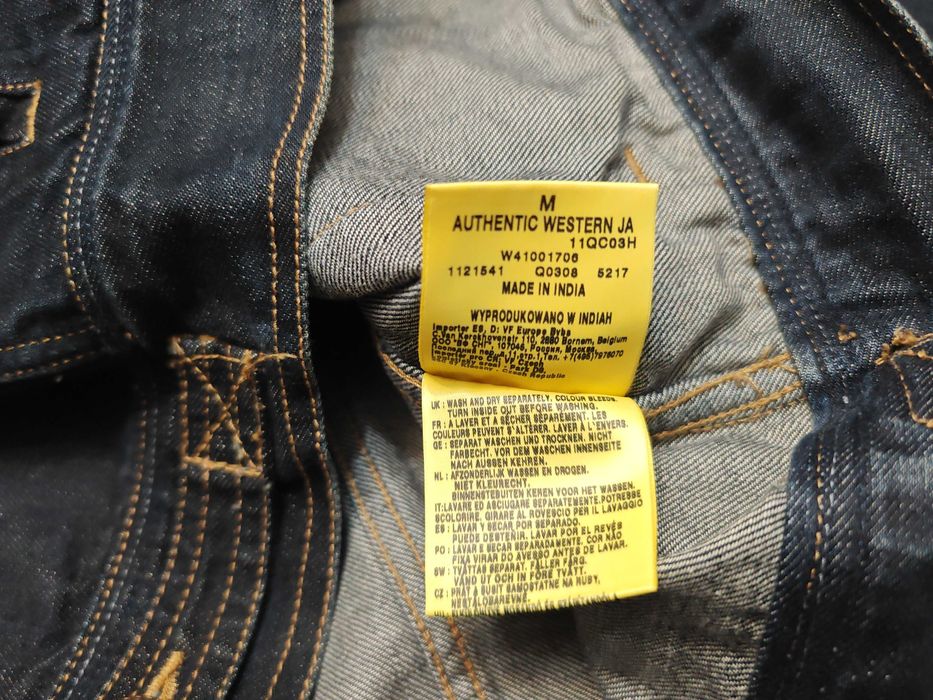 M | WRANGLER Authentic Western kurtka męska jeansowa