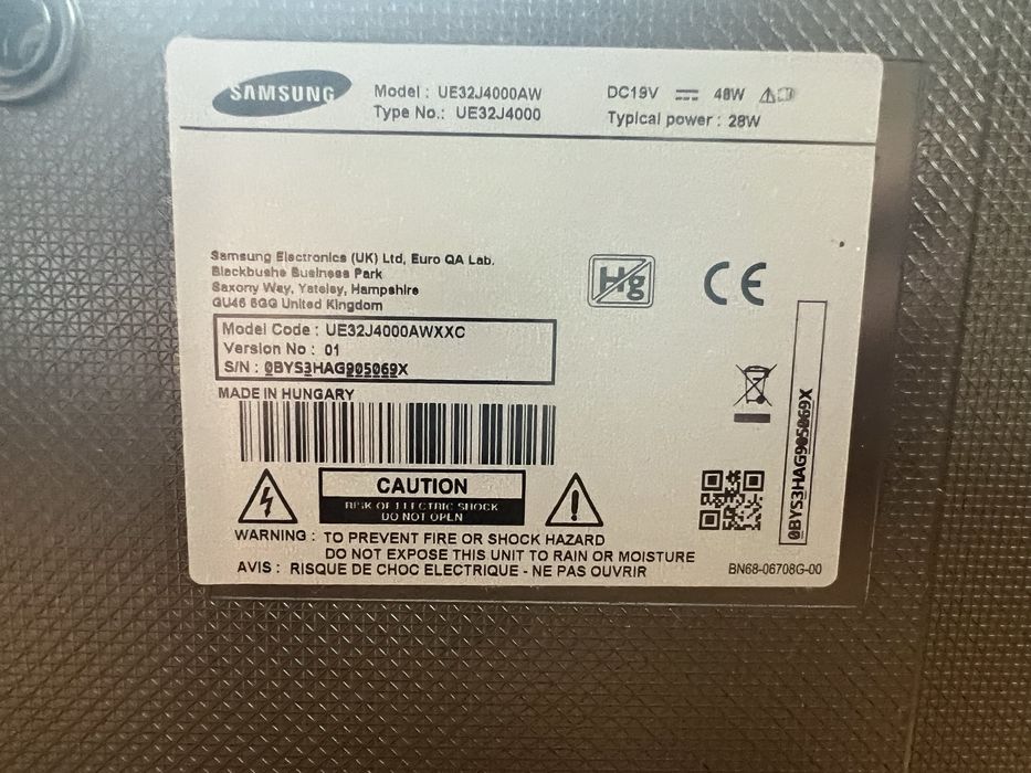 Televisão Samsung ue32j4000aw