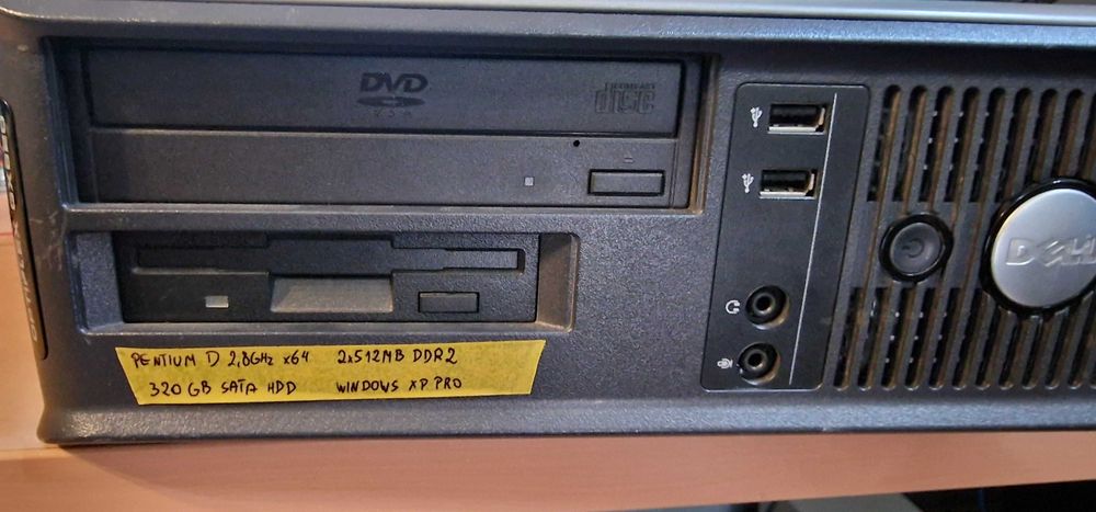 Dell GX620 2,8GHz 1GB DDR2 320GB HDD