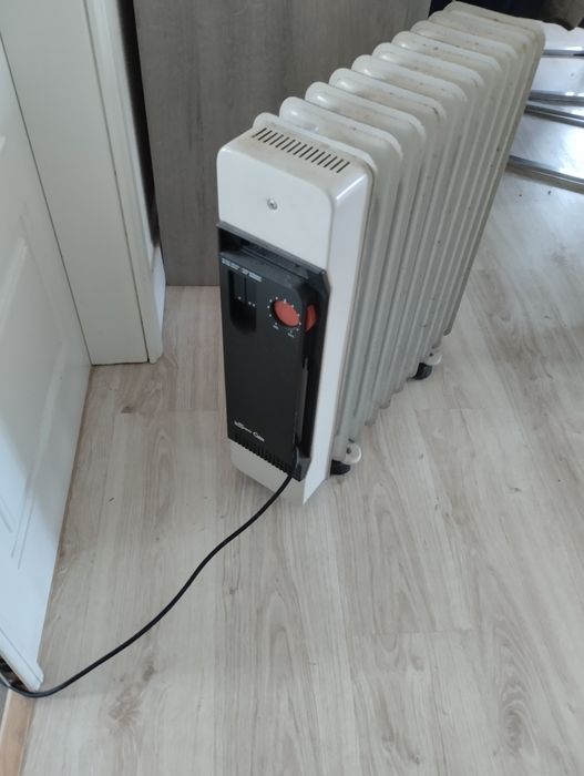 Aquecedor a funcionar