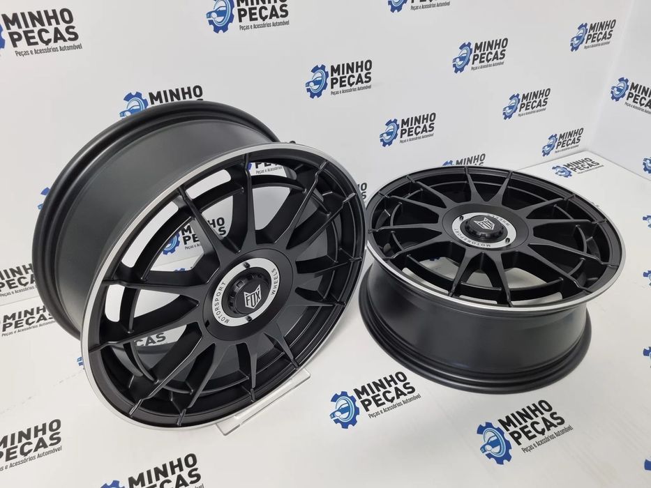 Jantes Fox VR4 em 16 Satin Black (4x100 | 4x108)