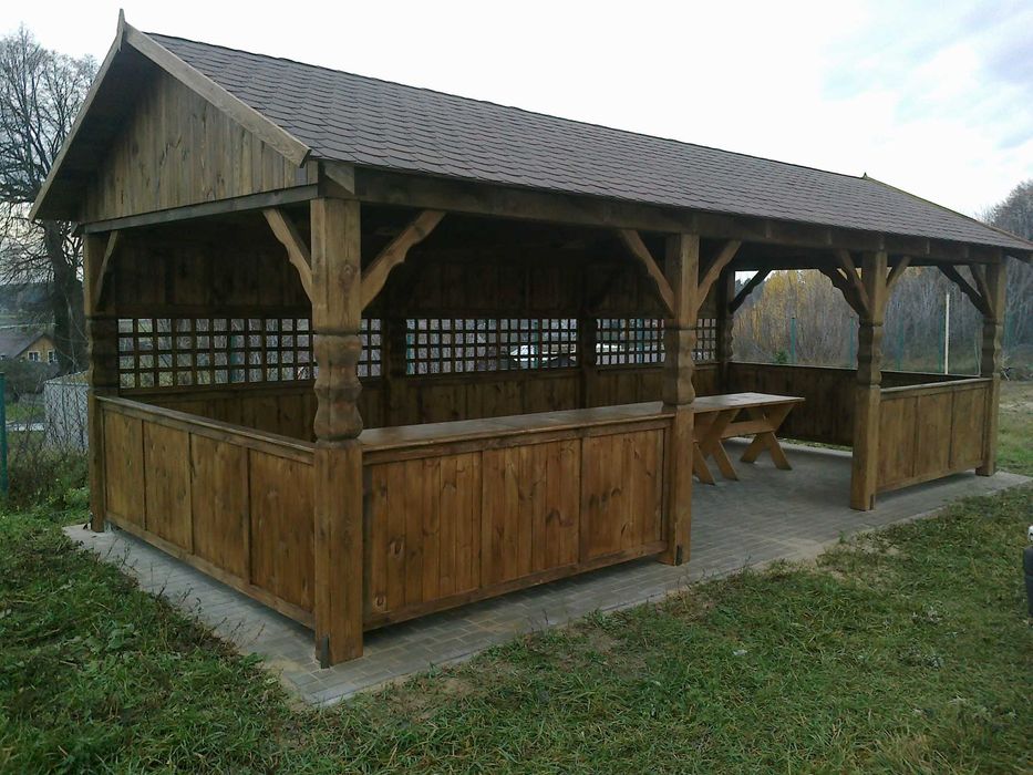 Altana ogrodowa drewniana. Łomża