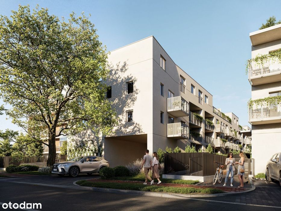 2-pokojowe mieszkanie 45 m2 z balkonem w Grodzisku Maz.