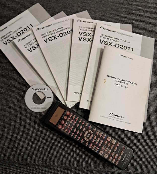 Wielokanałowy odbiornik Audio/Video PIONEER VSX-D2011-S/G.