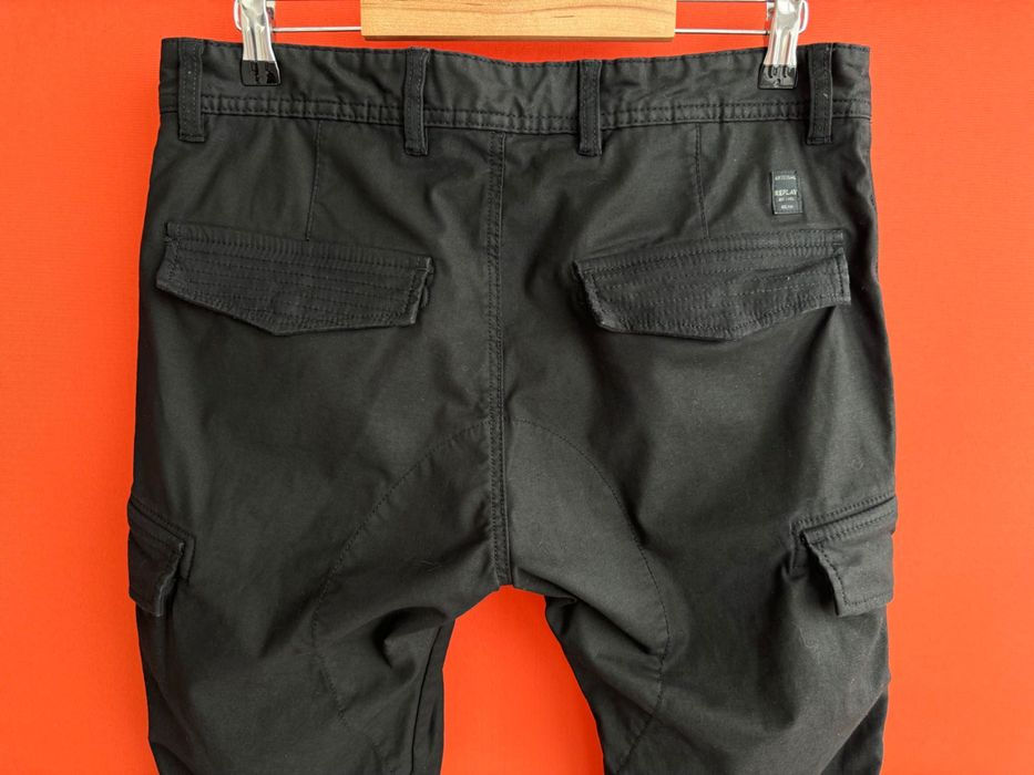 ! REPLAY Оригінал чоловічі джинси штани карго розмір 31 32