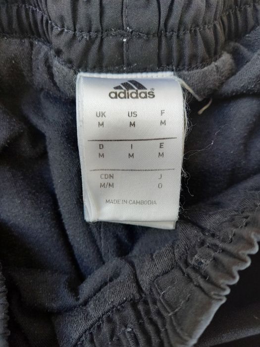 Spodnie dresowe męskie czarne adidas rozmiar M