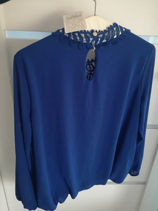 Chabrowa koszula wloskiej produkcji nowa z metką