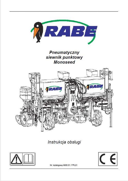 Instrukcja obsługi Siewnika Rabe Monoseed MS 8230
