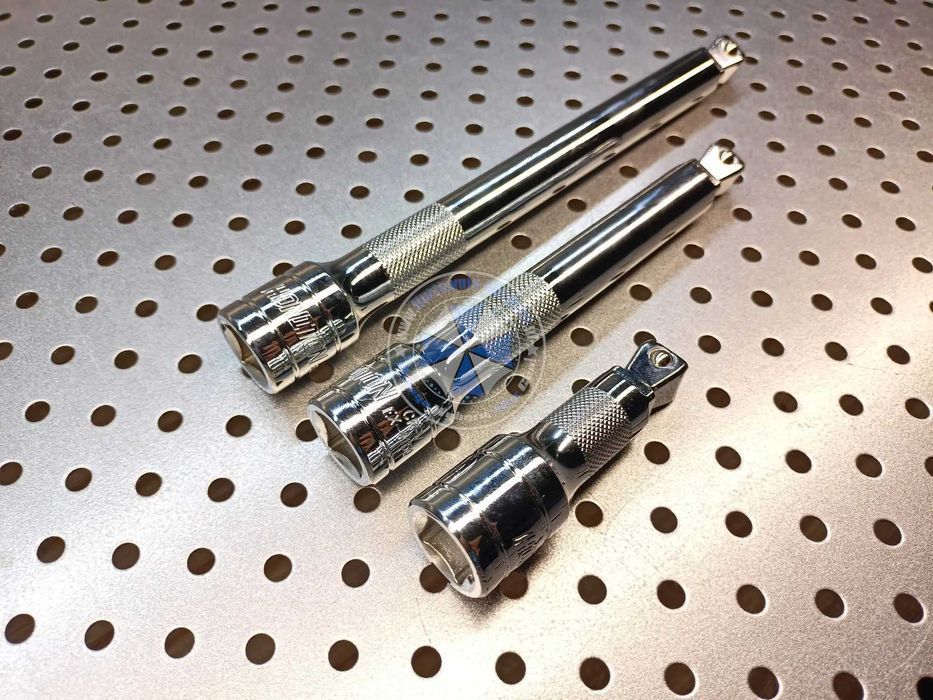 Zestaw przedłużek uchylnych 75 / 150 / 200mm 1/2" przedłużki uchylne