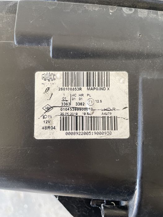 Farol Direito Renault Clio 2019