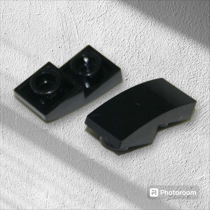 LEGO Skos 2x1 odwrócony Slope Curved czarny 6147050 24201