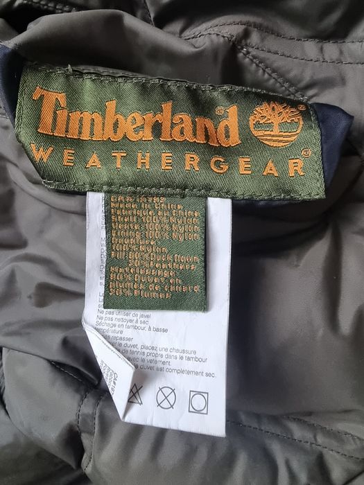 Timberland Down Vest kamizelka puchowa khaki olive dwustronna
