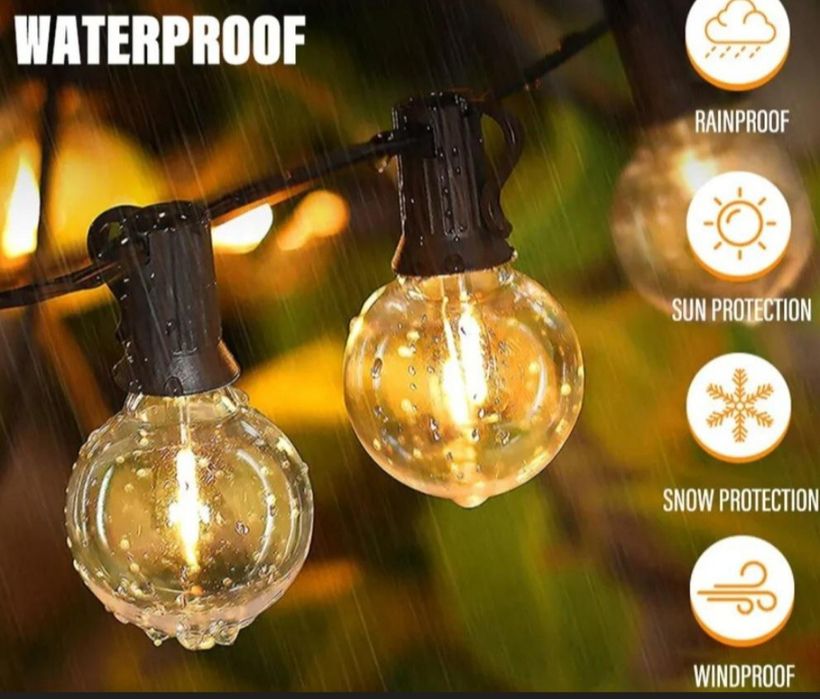 Уличная ретро гирлянда 30 м