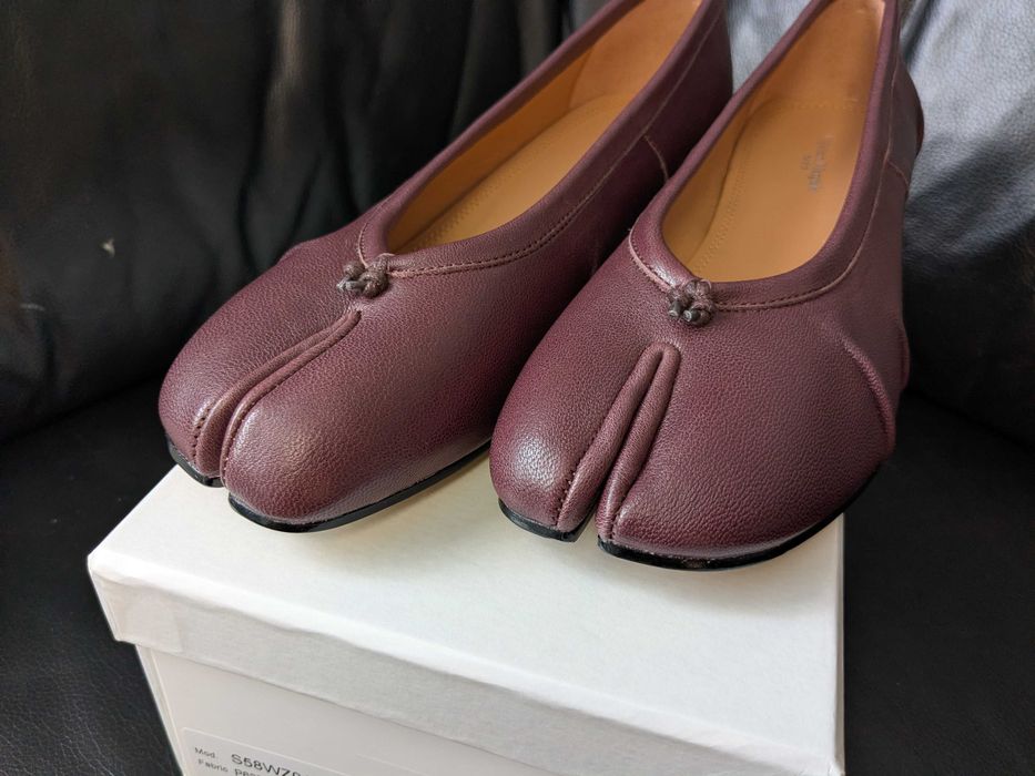 Балетки Maison Margiela Tabi Pump 37,38,39 Бордові