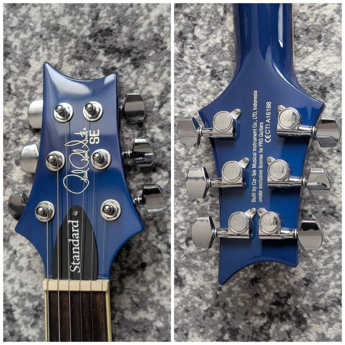 Электрогитара PRS SE Standard 24 - Translucent Blue