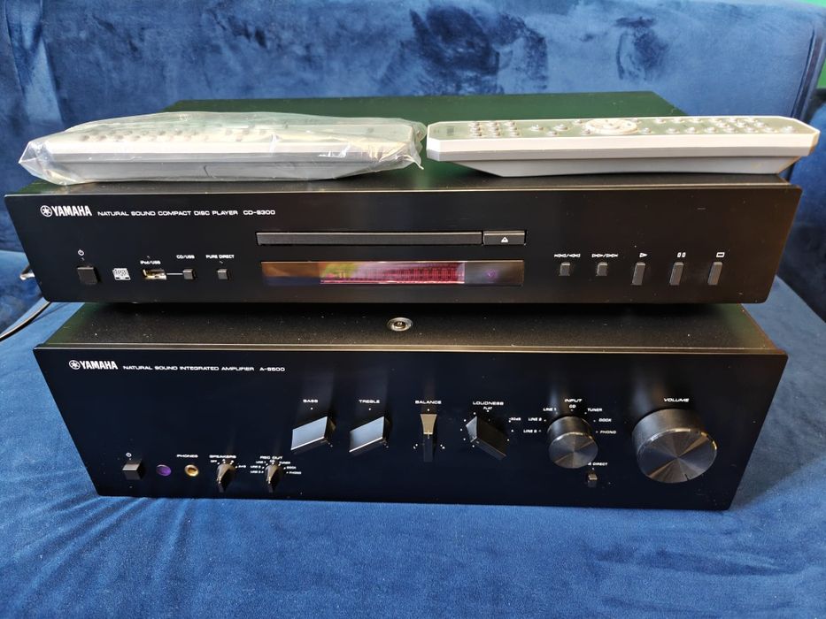 Yamaha A-S500 + Yamaha CD-S300, wzmacniacz plus odtwarzacz CD