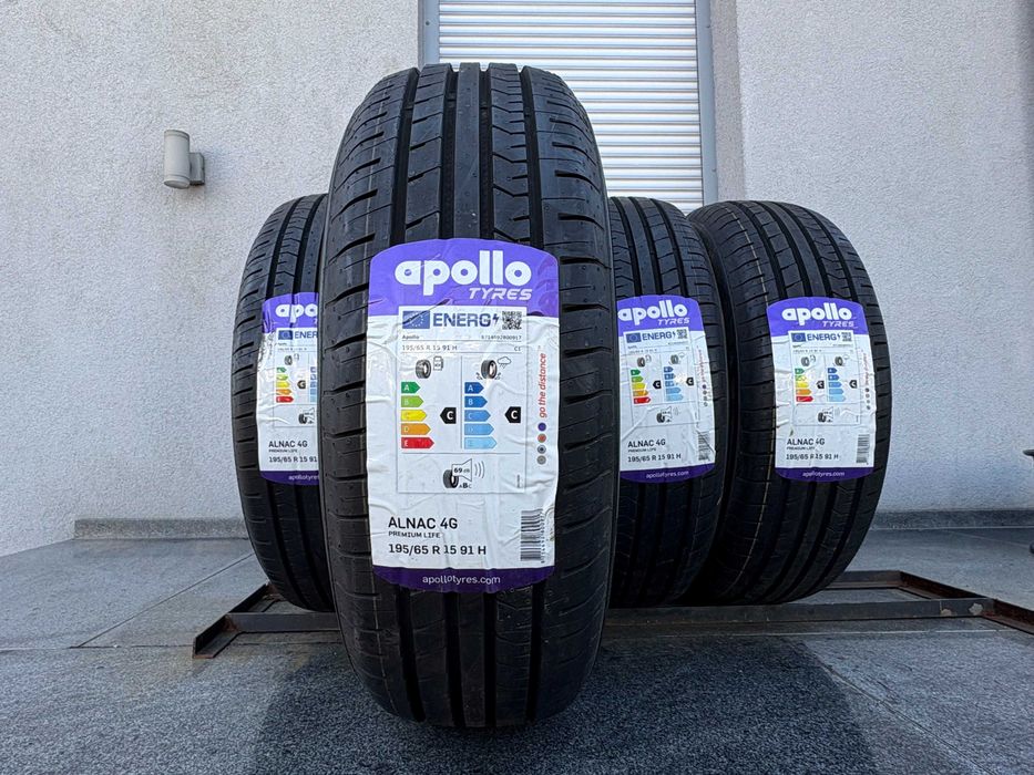 4szt NOWE Lato 195/65R15 Apollo Alnac4G prod. 2022r 91H C,C,69db