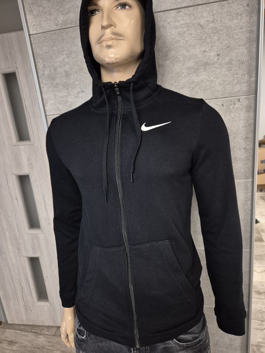 Męska bluza Nike Dri-FIT z kapturem czarna rozmiar M