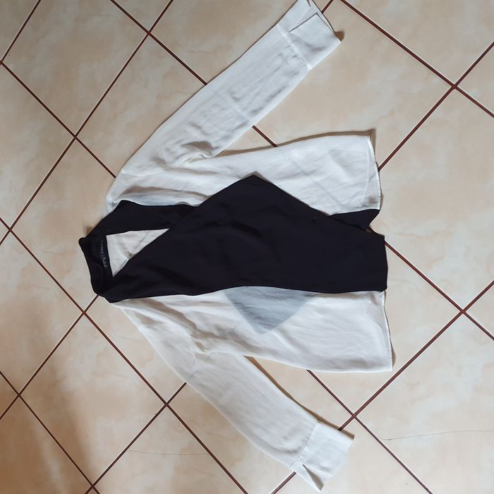 Letnia narzutka elegancka Zara koszula mgiełka