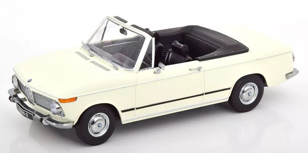 Kk-scale 1:18 bmw 1600-2 cabriole ano 1968