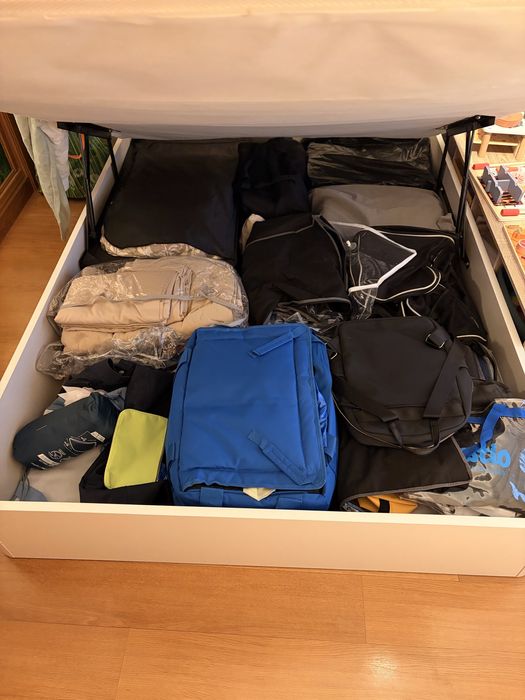 Cama sommier casal + colchao