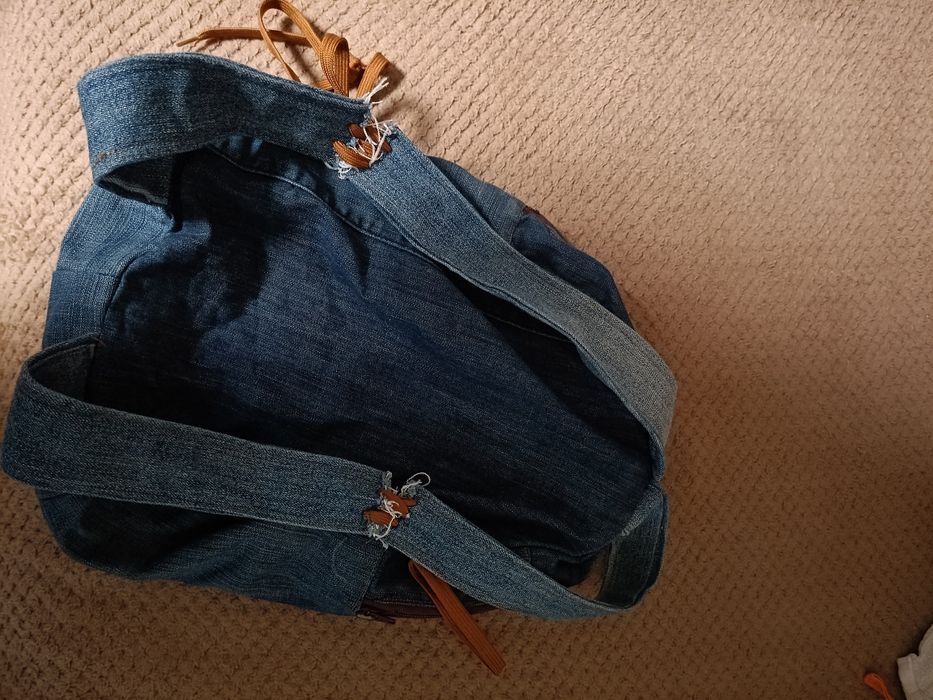 Джинсовый рюкзак
