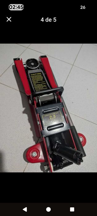 Macaco hidráulico 2.5T baixo perfil novo