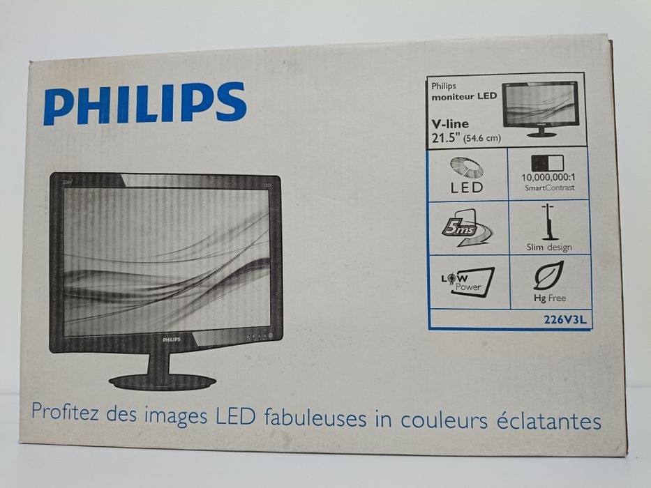 Монітор Philips + всі шнури