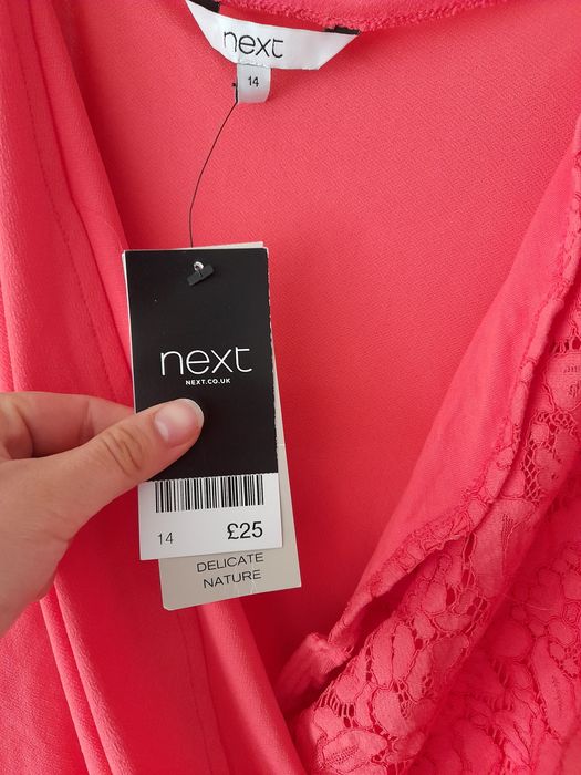 Nowe body na ramiączka next koronka xl