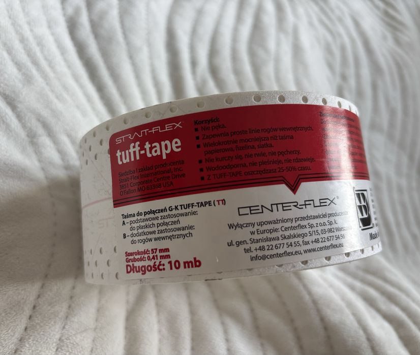 Tuff-tape, pozostałość po remoncie, nowa