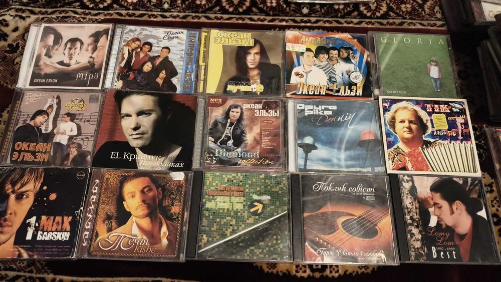Диски Украинские  Mp3, cd