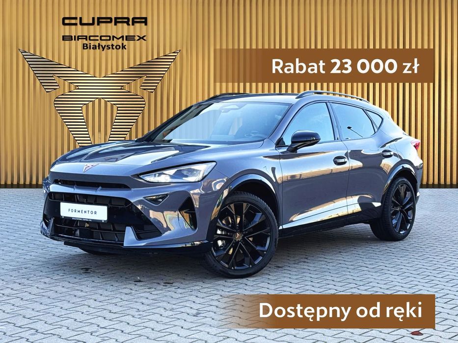 Cupra Formentor 1.5 150KM Black Edition, Alcantara, dostępny "od ręki" Rabat 22.100 zł