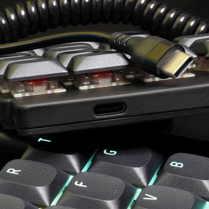 Низькопрофільна спліт клавіатура Cleo KS на механічних свічах Gateron